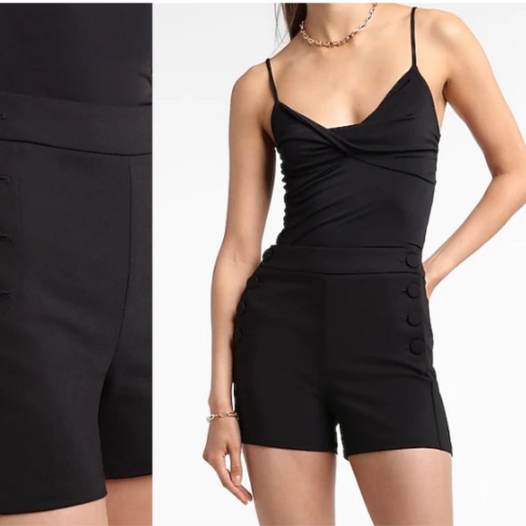 High Waisted Sailor Shorts - Picture 2 of 3